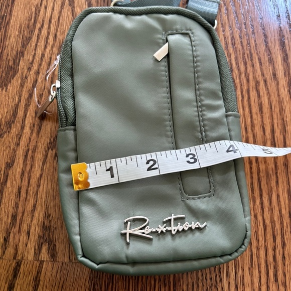 NEW Rextion Army Green Nylon Mini Crossbody Bag Festival Party Bag - Picture 5 of 6